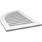 Ekena Millwork Quarter Round Top Left Surface Mount PVC Gable Vent w/ 3-1/2"W x 1"P Standard Frame, 24"W x 38"H GVPQL24X3801SN - alternate 3